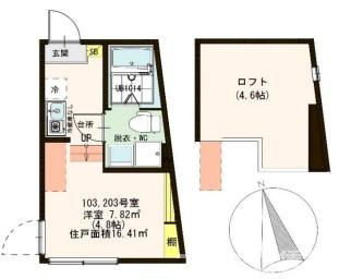 葛飾区宝町１丁目のアパートの間取り