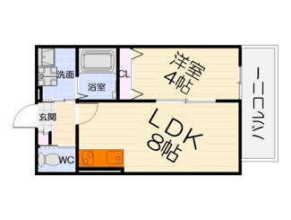 【間取り】 | ALEGRIA北助松South
