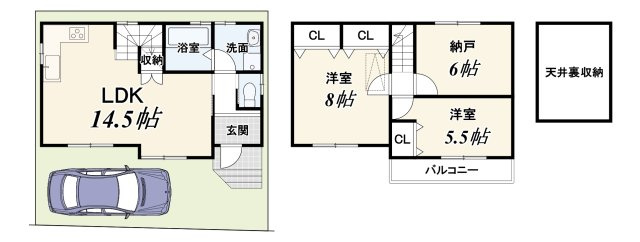 【ReDream】太秦西野町の間取り
