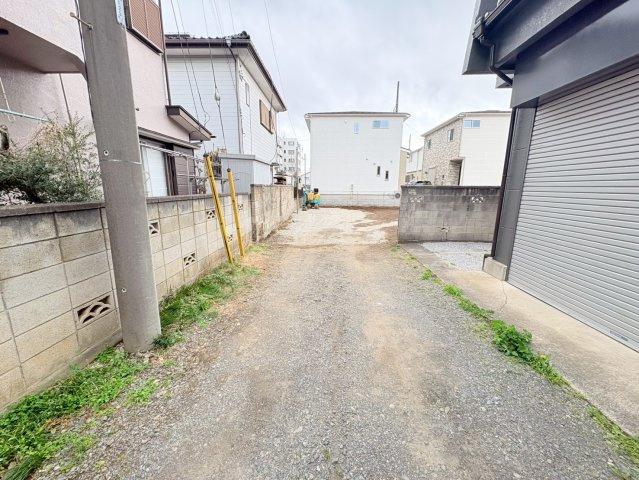 川越市岸町2丁目　新築分譲　東武東上線『新河岸駅』徒歩18分　【仙波小学区】の前面道路含む現地写真