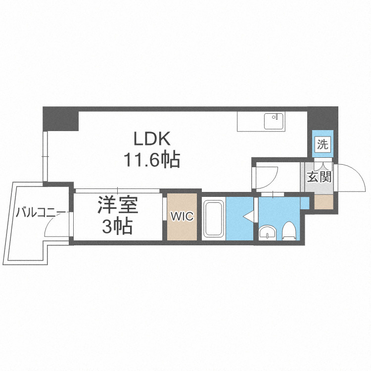 セレニテ本町グランデの間取り