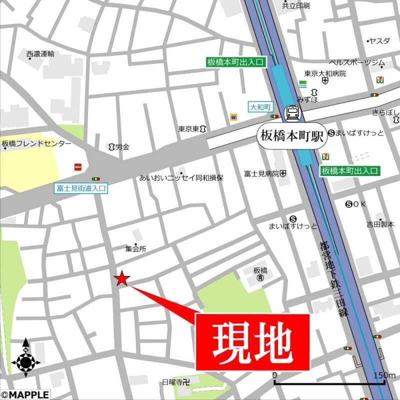 RAMIi板橋大和町の地図