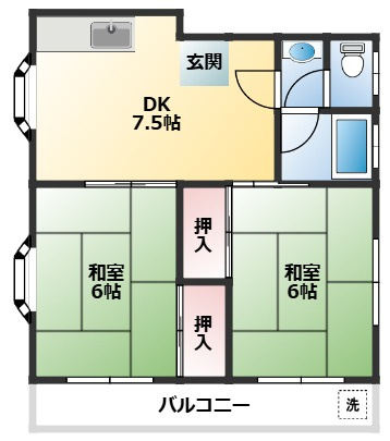 サザン南の間取り