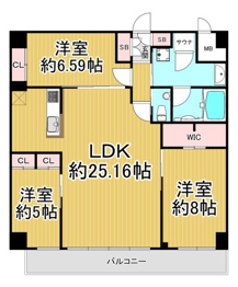 プレジオ西宮北口の間取り