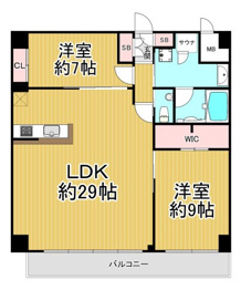プレジオ西宮北口の間取り