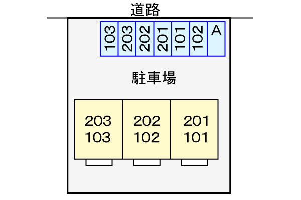 グリーンヒル武路の区画図