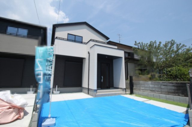 鴨部２丁目　新築戸建　2号棟（全2区画）の外観|2号棟　土地面積　93.15㎡　（約28.17坪）　建物面積　93.15㎡（約28.17坪）