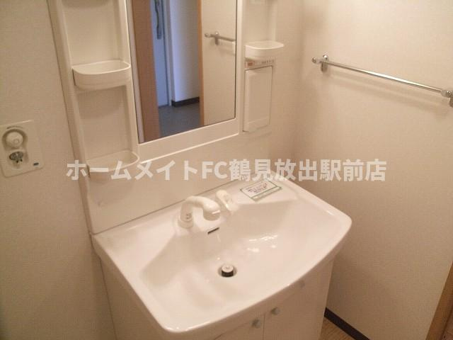 大阪市城東区鴫野東１丁目の賃貸マンションの独立洗面台
