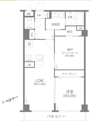 浅草ロイヤルマンションの間取り|～間取図～