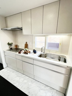 【キッチン】 | パーソナルヒルズ宮の沢ファーストステージ | 傷のつきにくいセラミックトップ・深型食洗器・タッチレス水栓付の高機能システムキッチン「リシェル」♪