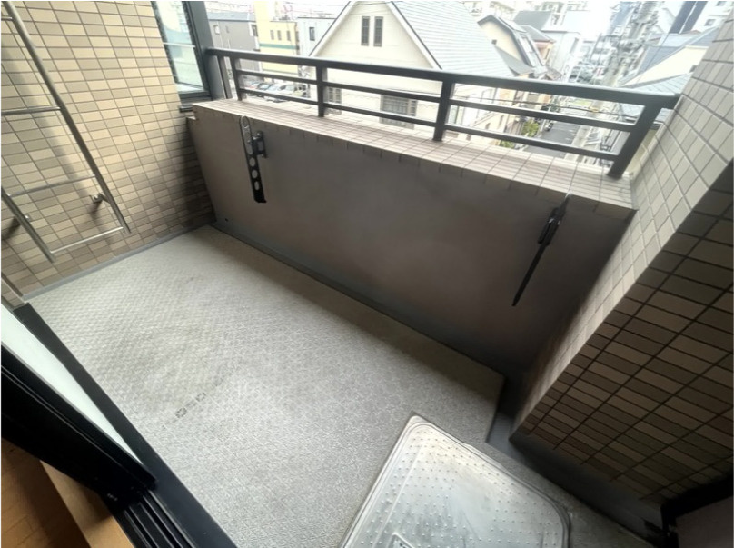 甲南山手ガーデンハウスのバルコニー