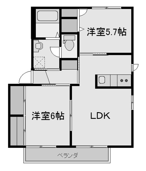 【間取り】 | アンシャーリーⅭ