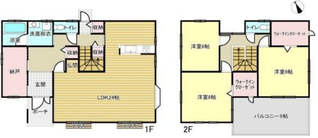 【間取り】 | 加須市上高柳　中古戸建　