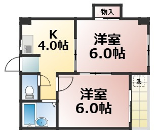 【間取り】 | ビクトリー今里　仲介手数料無料