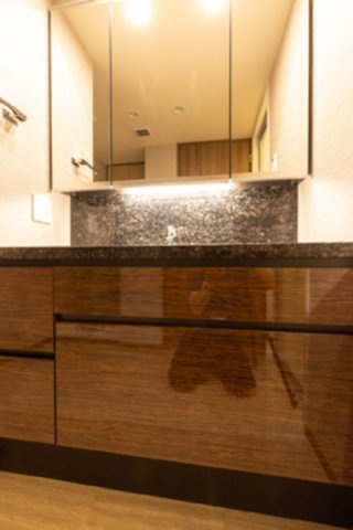 ザ・神宮前レジデンスの洗面所|※写真は同タイプ住戸です。