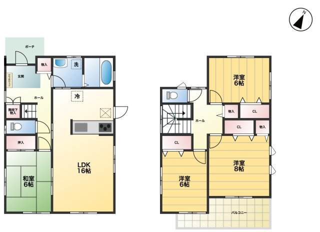 【間取り】 | 行田市南河原　中古戸建　