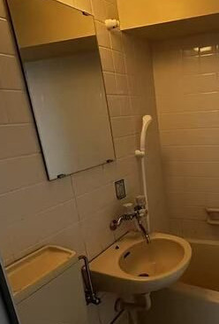 幸町マンションの洗面所