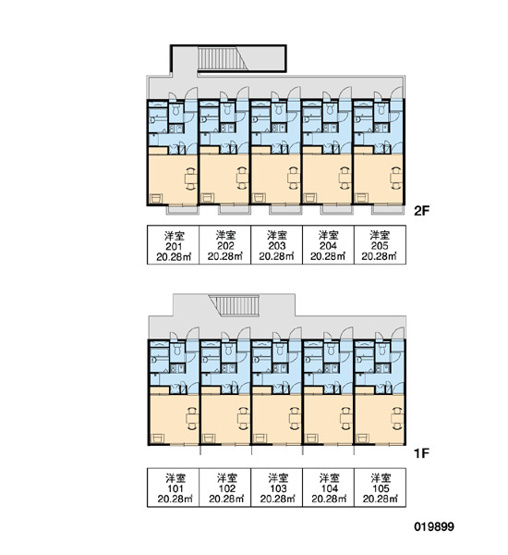 【区画図】 | レオパレスHSIRIVER | 画像3