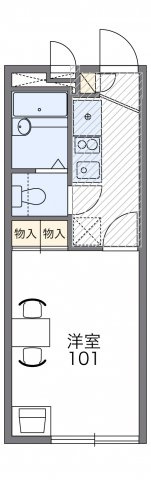 【間取り】 | レオパレスタナべ | 画像2
