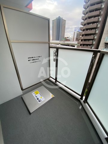 セレニテフラン谷町四丁目アリエ　中大江小学校区　のバルコニー|セレニテフラン谷町四丁目アリエ　バルコニー