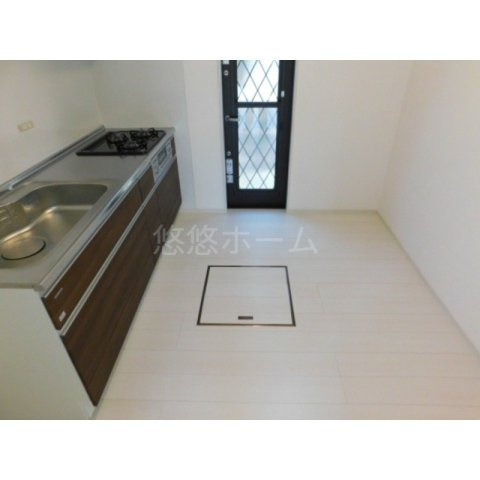 朝倉郡筑前町中牟田のアパートのキッチン