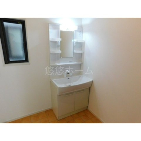 朝倉郡筑前町中牟田のアパートの洗面所