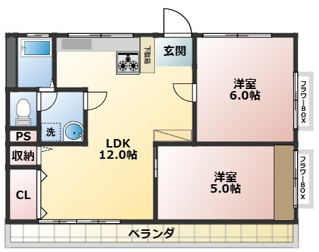 第二秋善ビルの間取り