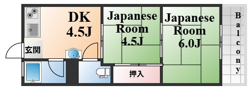 めぞんかもめの間取り