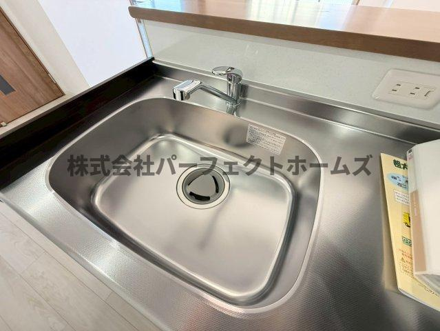 ボンヌ・サンテ枚方公園駅前のキッチン|コンパクトなキッチンで掃除もラクラク