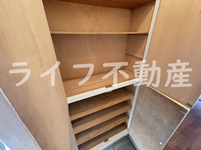 ガーデンハウスの収納|十分な収納スペースがあります