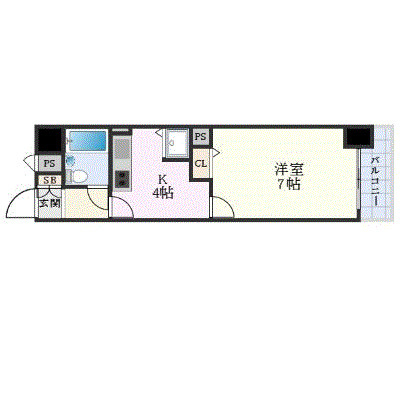 【間取り】 | ダイアパレス徳島県庁前通り