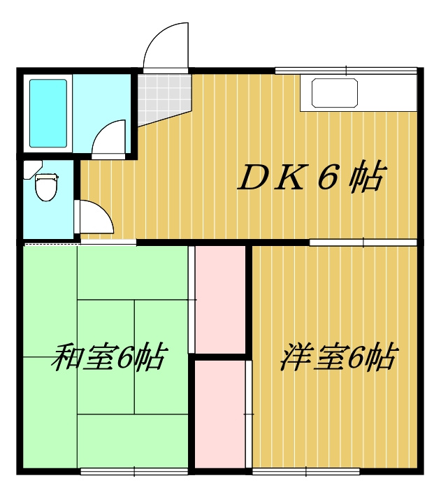 東山ハイツの間取り