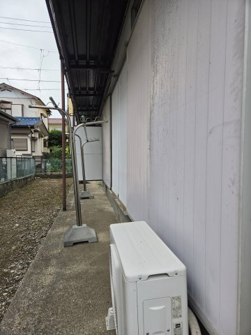 東山ハイツのバルコニー