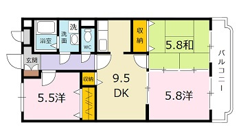 ユーミー尾和の間取り