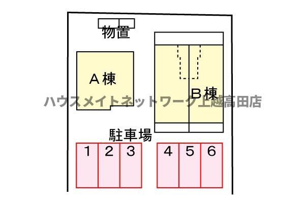 アルカンシェルＡの駐車場|駐車場