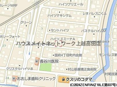 アルカンシェルＡの地図|位置図
