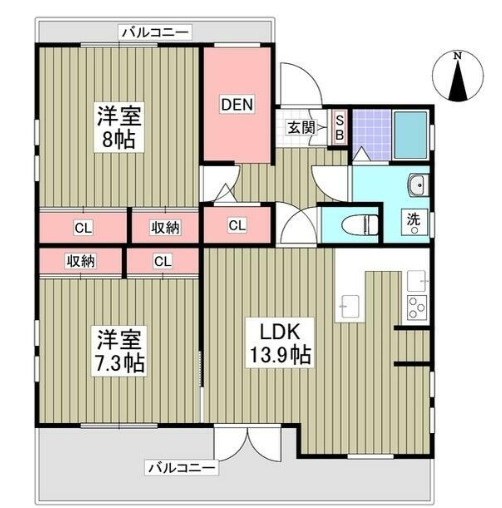 ルナアイワンの間取り