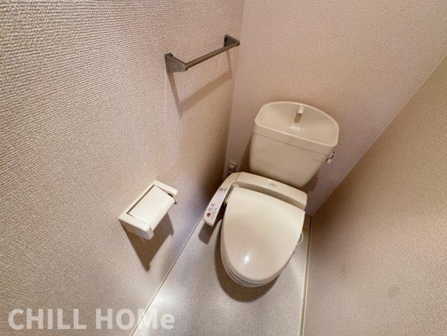 パークサイド２１　Ｂのトイレ|当社、チルホームのHPもご覧ください(^^)/物件情報多数♪