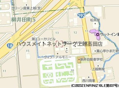 ヴィラ　アルモニーＢの地図|位置図