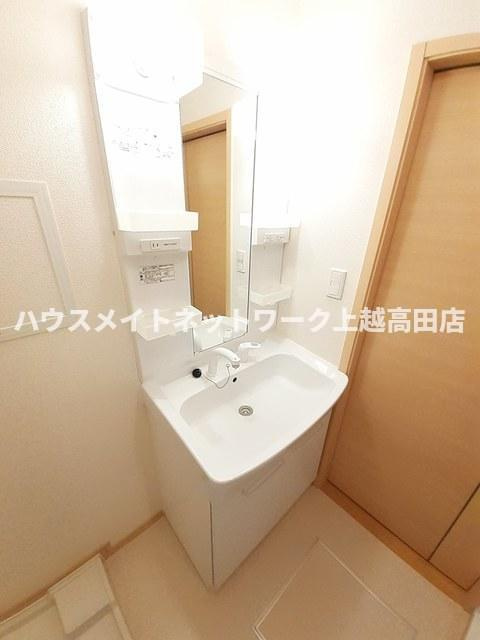 ヴィラ　アルモニーＢの洗面所|洗髪洗面化粧台