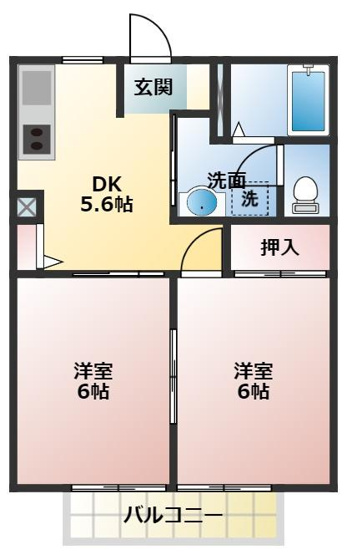 【間取り】 | ボナールメゾン
