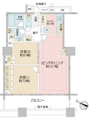 BrilliaMare有明TOWER&GARDENの間取り