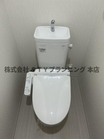 仲介手数料０円！グリーンコート中島のトイレ