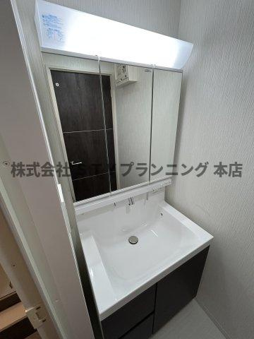 仲介手数料０円！グリーンコート中島の独立洗面台
