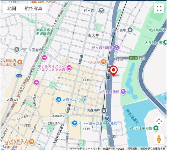 ★仲介手数料無料★日興パレス大森（耐震補強工事実施済み）の地図