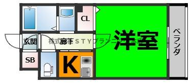 仲介手数料０円！パークステイ八事の間取り