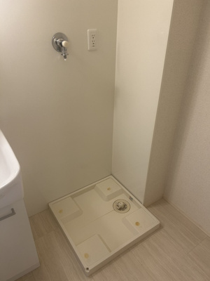 室内洗濯機置き場です
