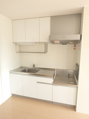 ２口ガスコンロ設置可能なキッチン