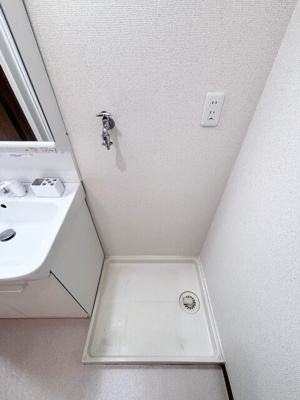 室内洗濯機置き場です