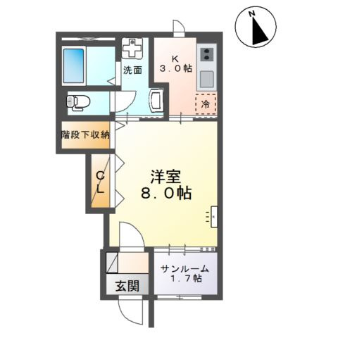 カナロアⅤの間取り